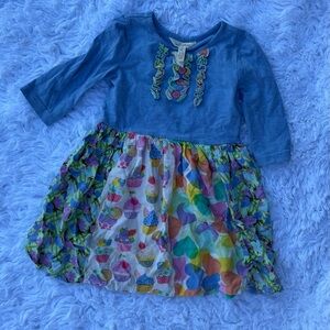 Matilda Jane Kids Dress with Blue Top